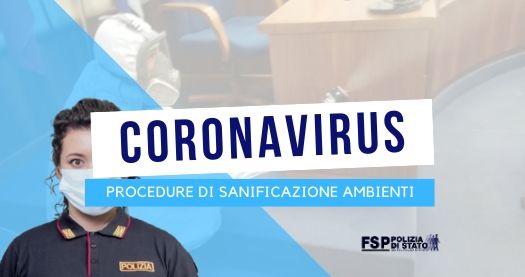 Sanificazione ambienti da coronavirus COVID-19
